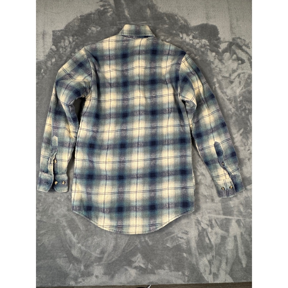 Northwest Territory Men's Quilted Lined Flannel Shirt Jacket Blue Plaid Size S - Picture 2 of 4